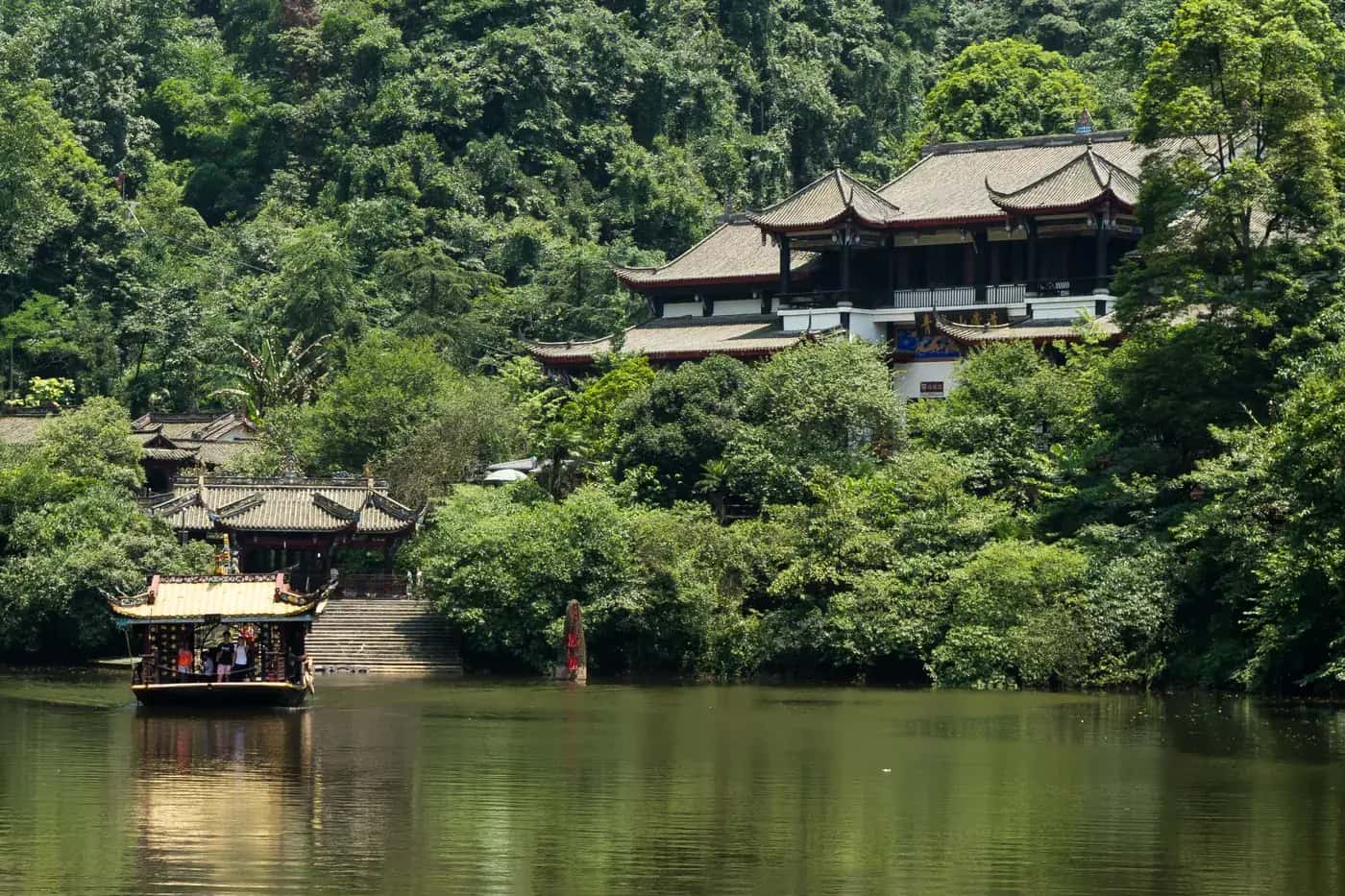 Mount Qingcheng, a UNESCO World Heritage-linked Taoist mountain near Chengdu.