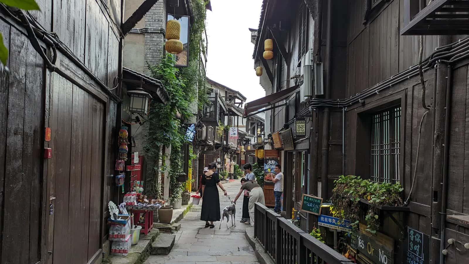 Street in Ciqikou Old Town, Chongqing.