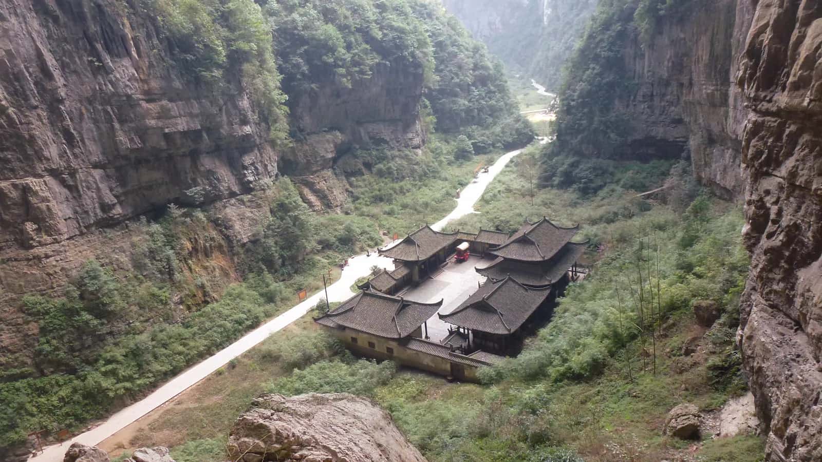 Three Natural Bridges in Wulong Karst.
