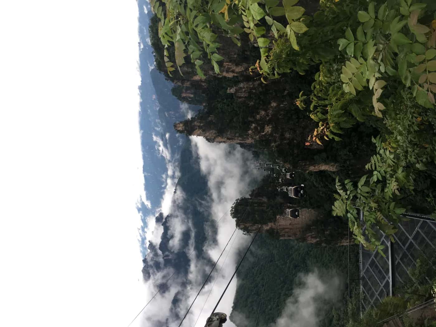 Tianzi Mountain viewpoint inside Zhangjiajie National Forest Park.