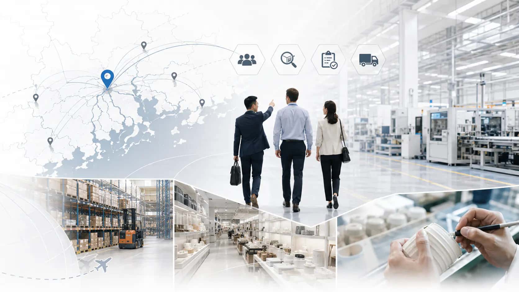 Guangzhou textile and apparel wholesale market sourcing route.