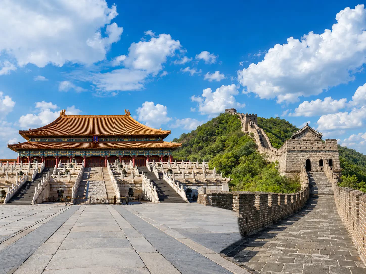 Mutianyu Great Wall and Forbidden City private day tour from Beijing.