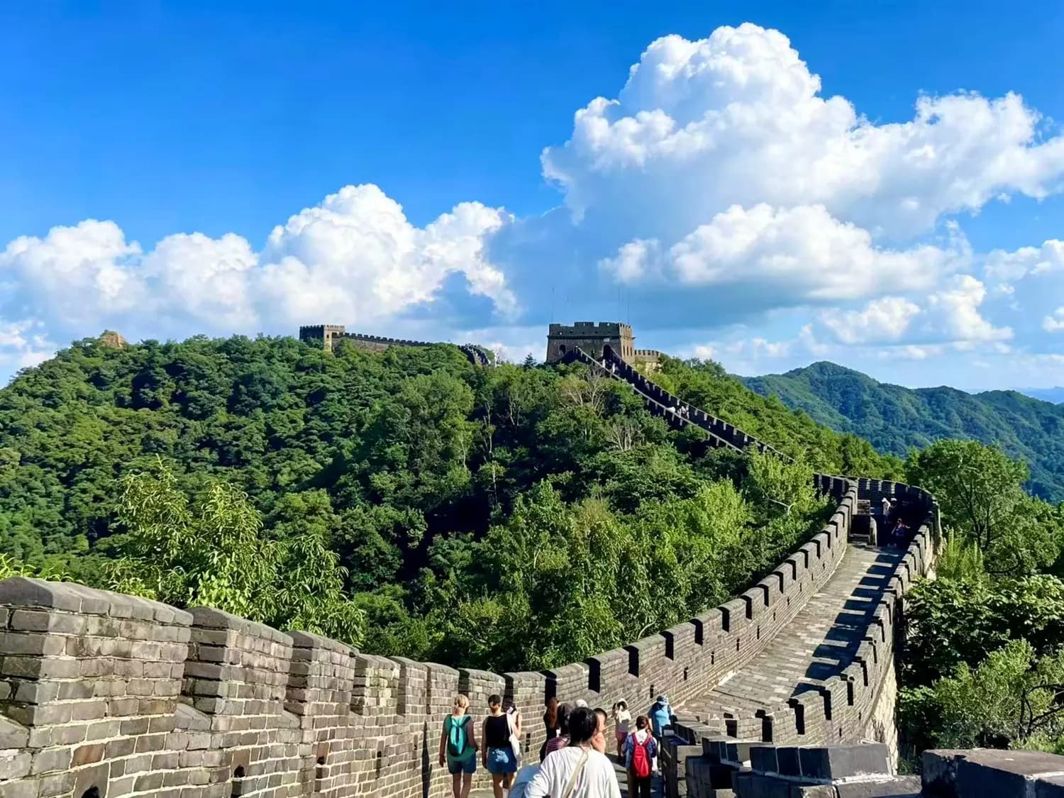 Mutianyu Great Wall private guided tour from Beijing.
