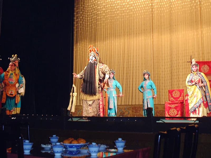 Liyuan Theatre Peking Opera performance in Beijing.