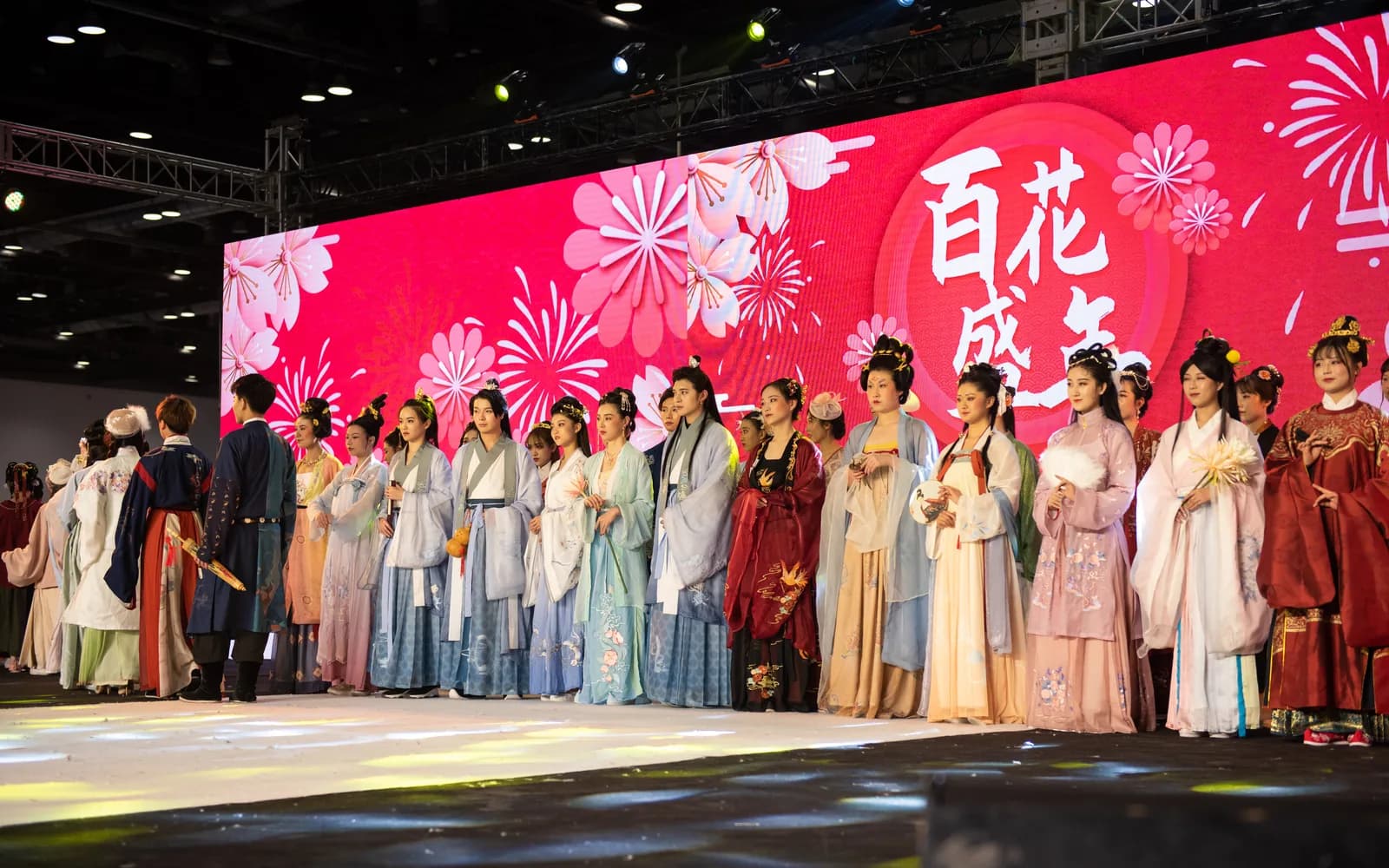 People wearing modern Hanfu in Beijing