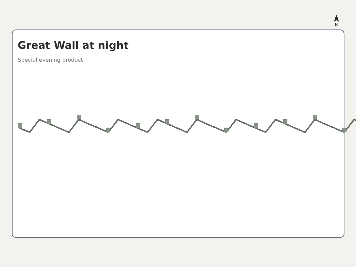 Where to see the Great Wall at night
