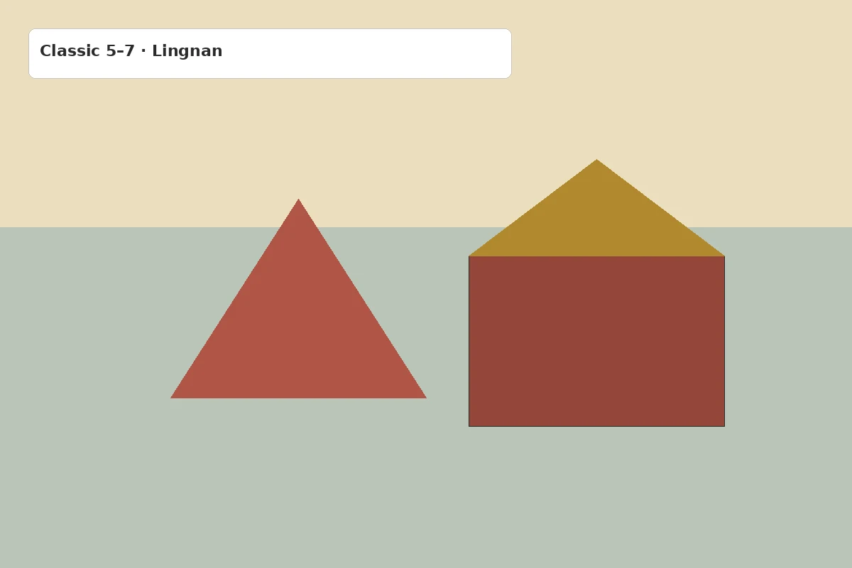 Lingnan Classic spine across Foshan and Kaiping