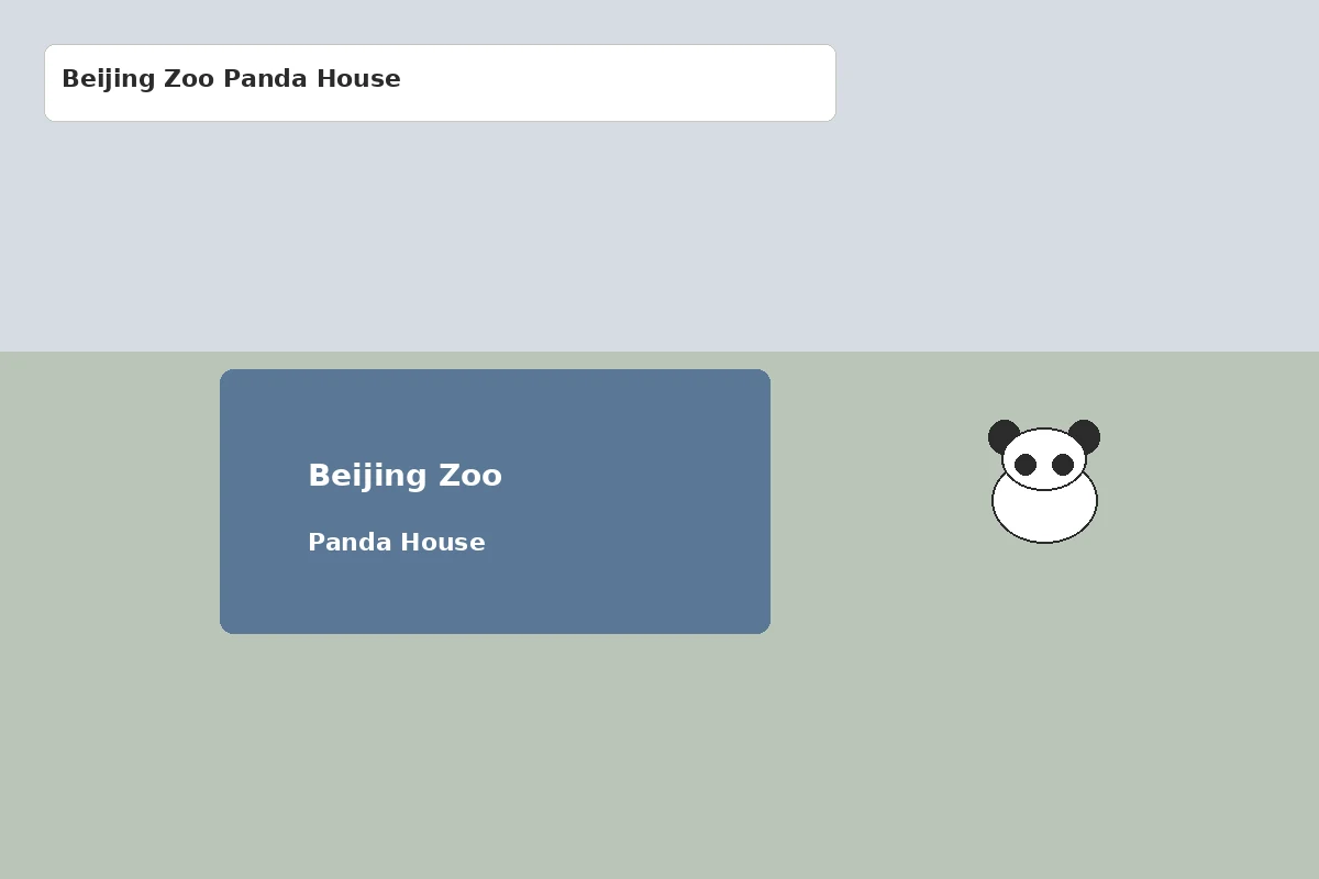 Beijing Zoo panda house add-on