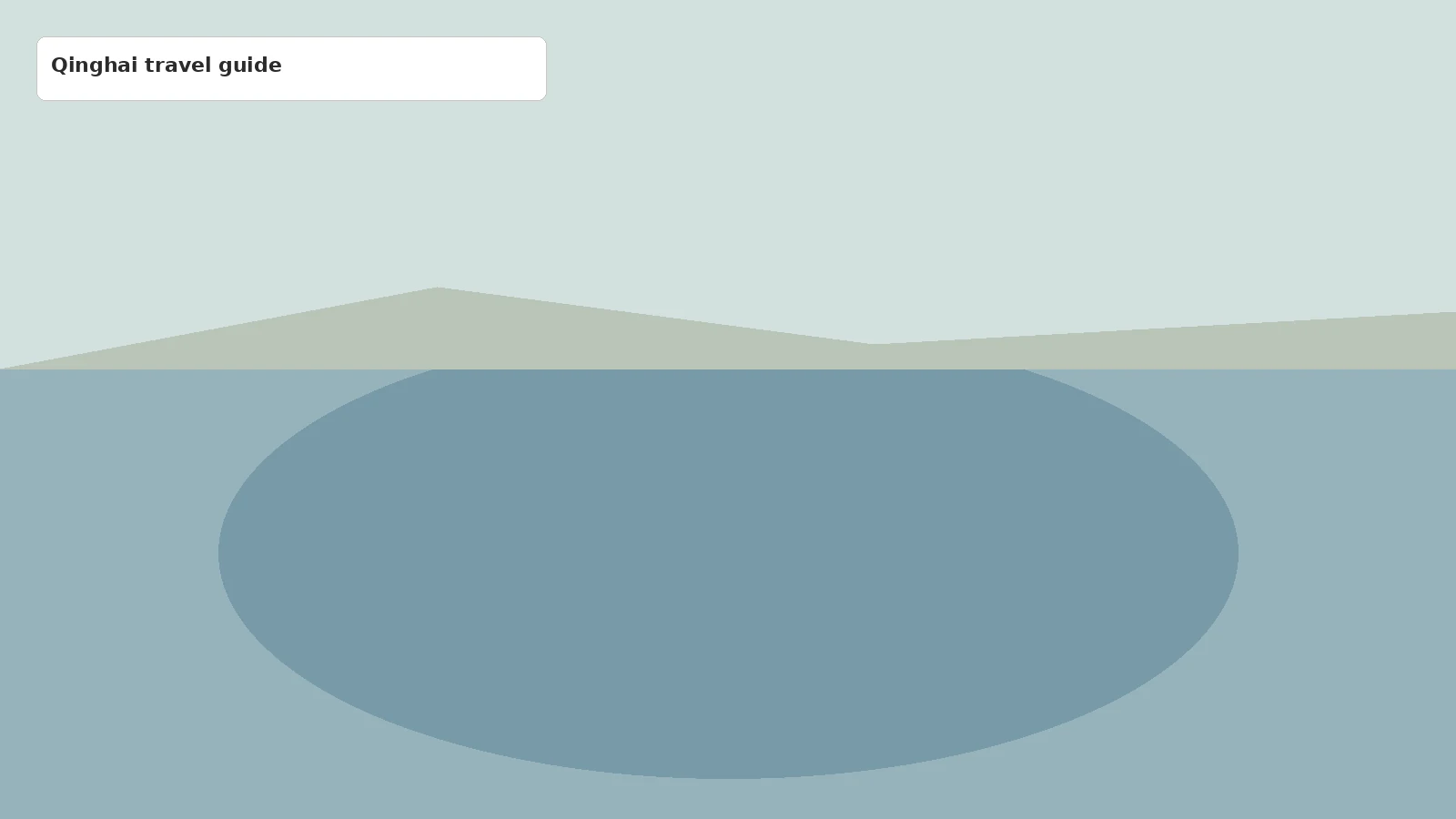 Qinghai Lake shoreline