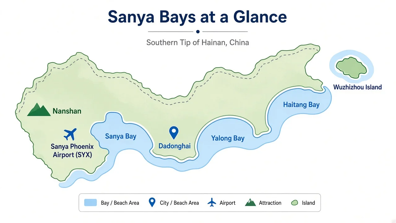 Sanya bay geography