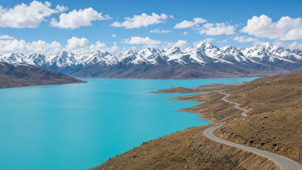Yamdrok Lake on the classic circuit