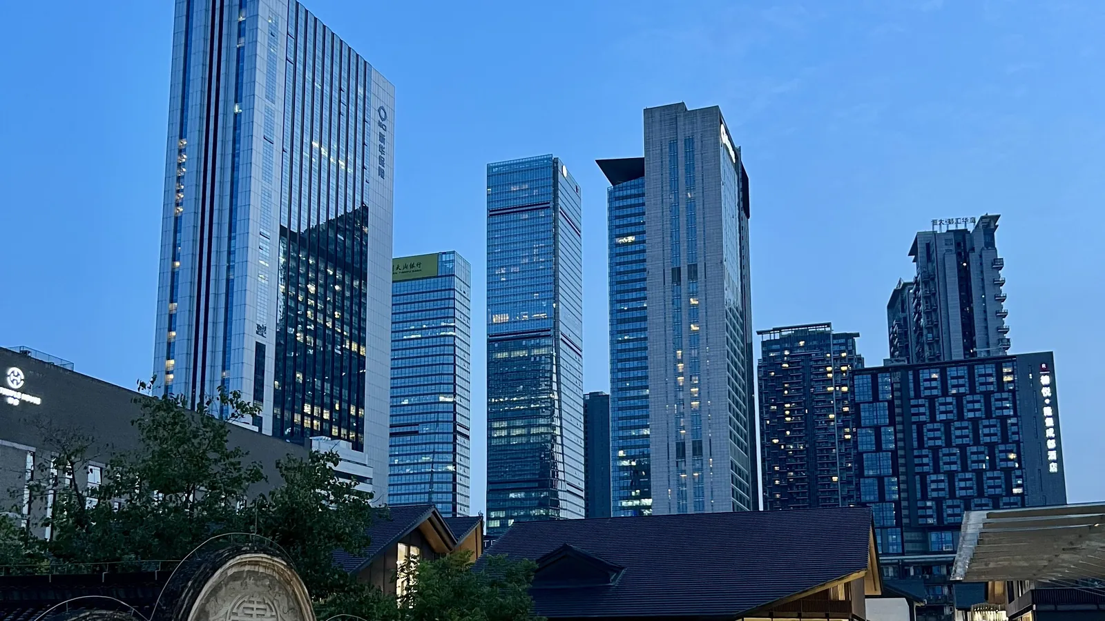 Chengdu city view