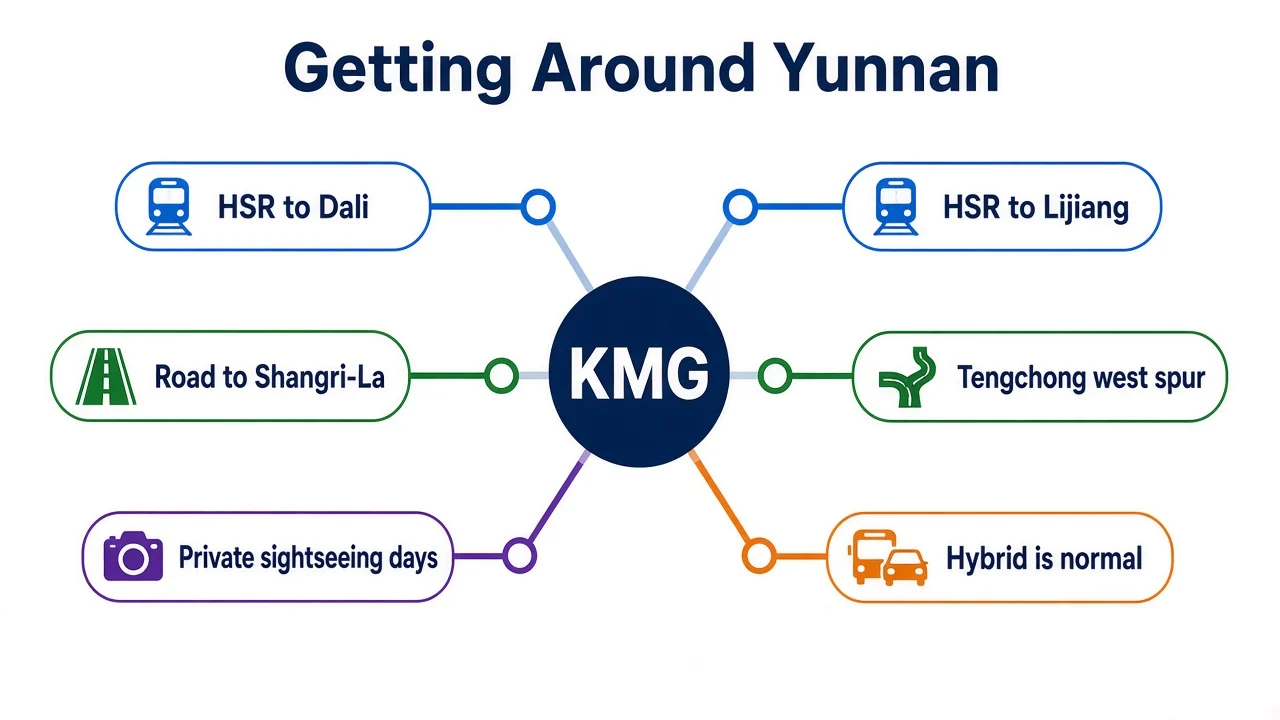 Yunnan transport options