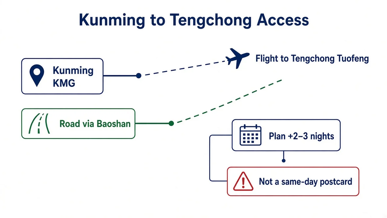 Kunming to Tengchong access