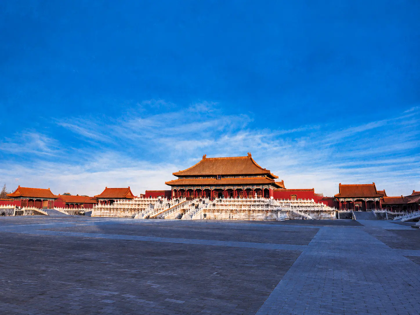 Traditional Chinese architecture at the Forbidden City in Beijing