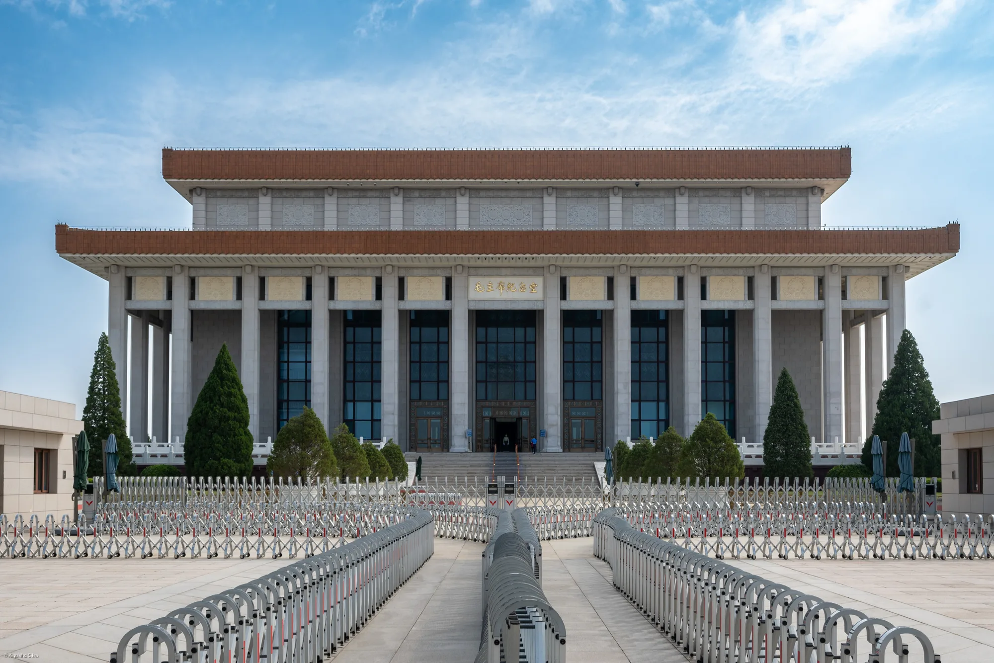 Chairman Mao Memorial Hall at the southern end of Tiananmen Square