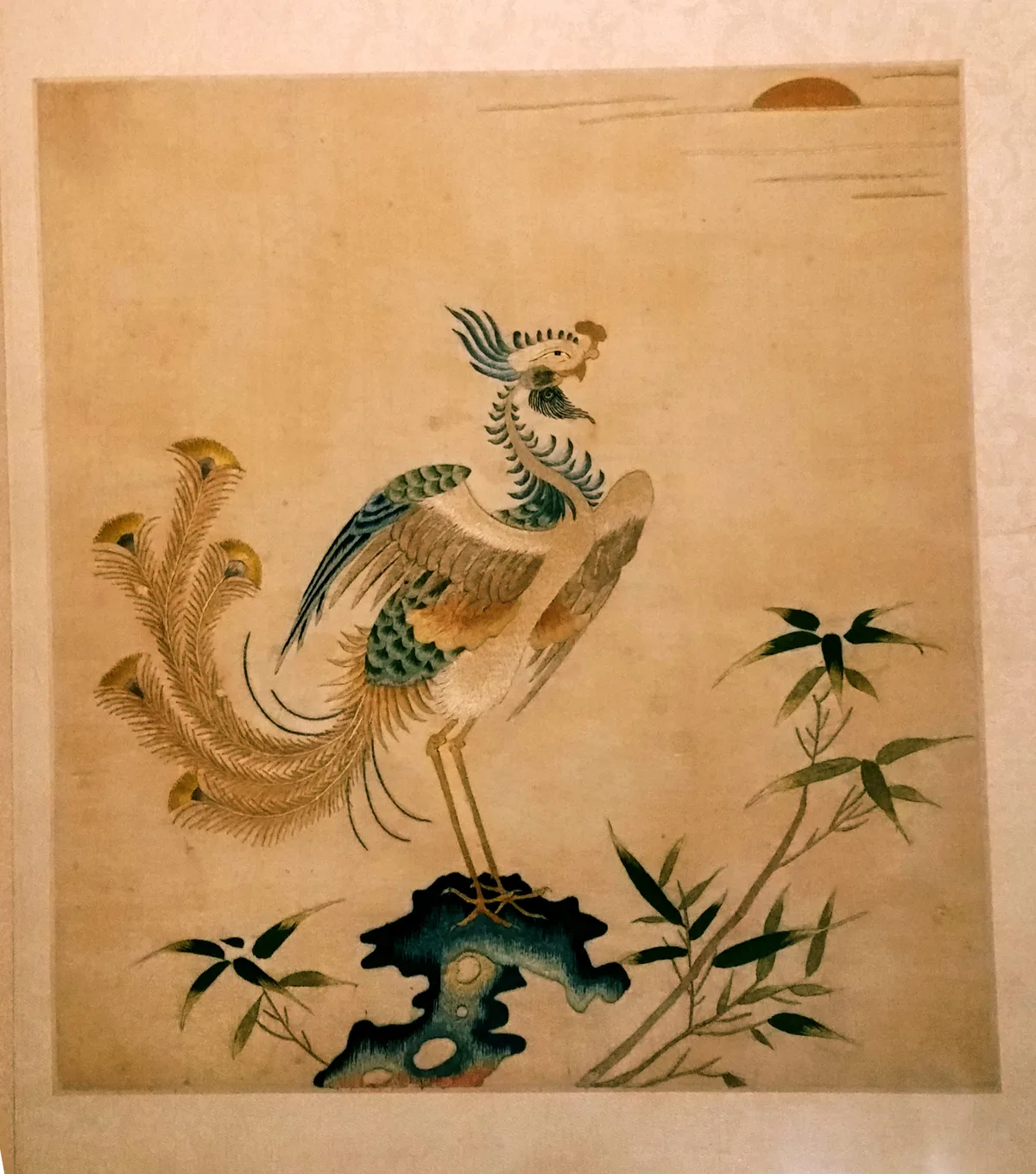 Phoenix embroidery, Nanjing Museum