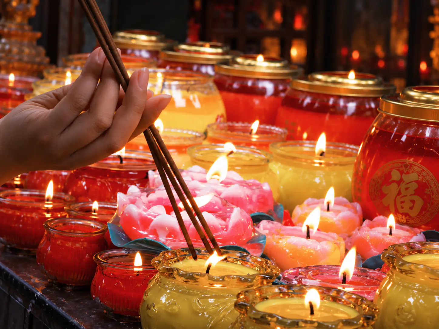 Ghost Festival Buddhist ceremony context at Guanghua Temple, Beijing