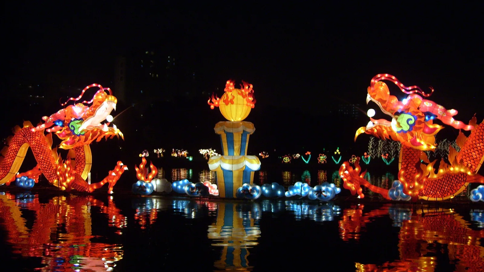 Mid-Autumn Festival lantern display in Beijing