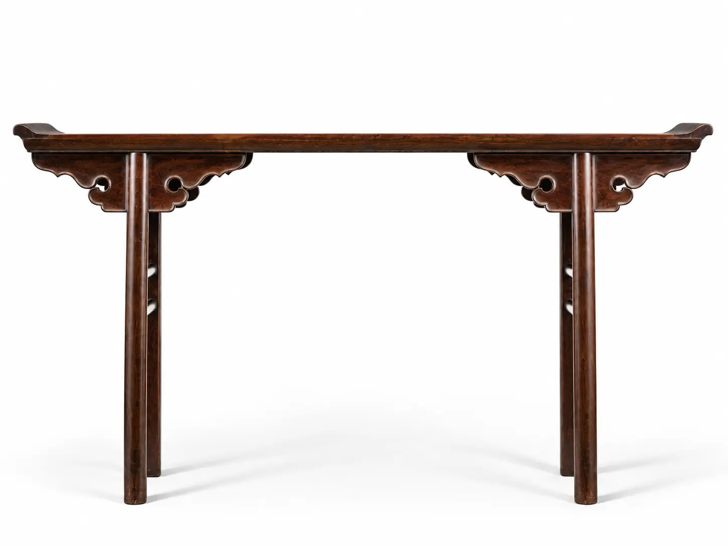Ming dynasty Chinese side table with recessed legs and mortise-and-tenon framework
