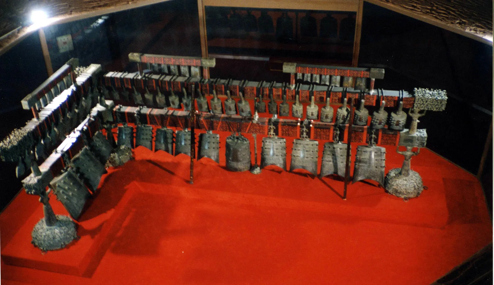 Ancient Chinese bianzhong bronze bells