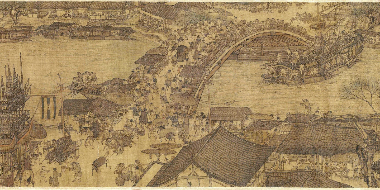 Detail of Zhang Zeduan's Along the River During the Qingming Festival