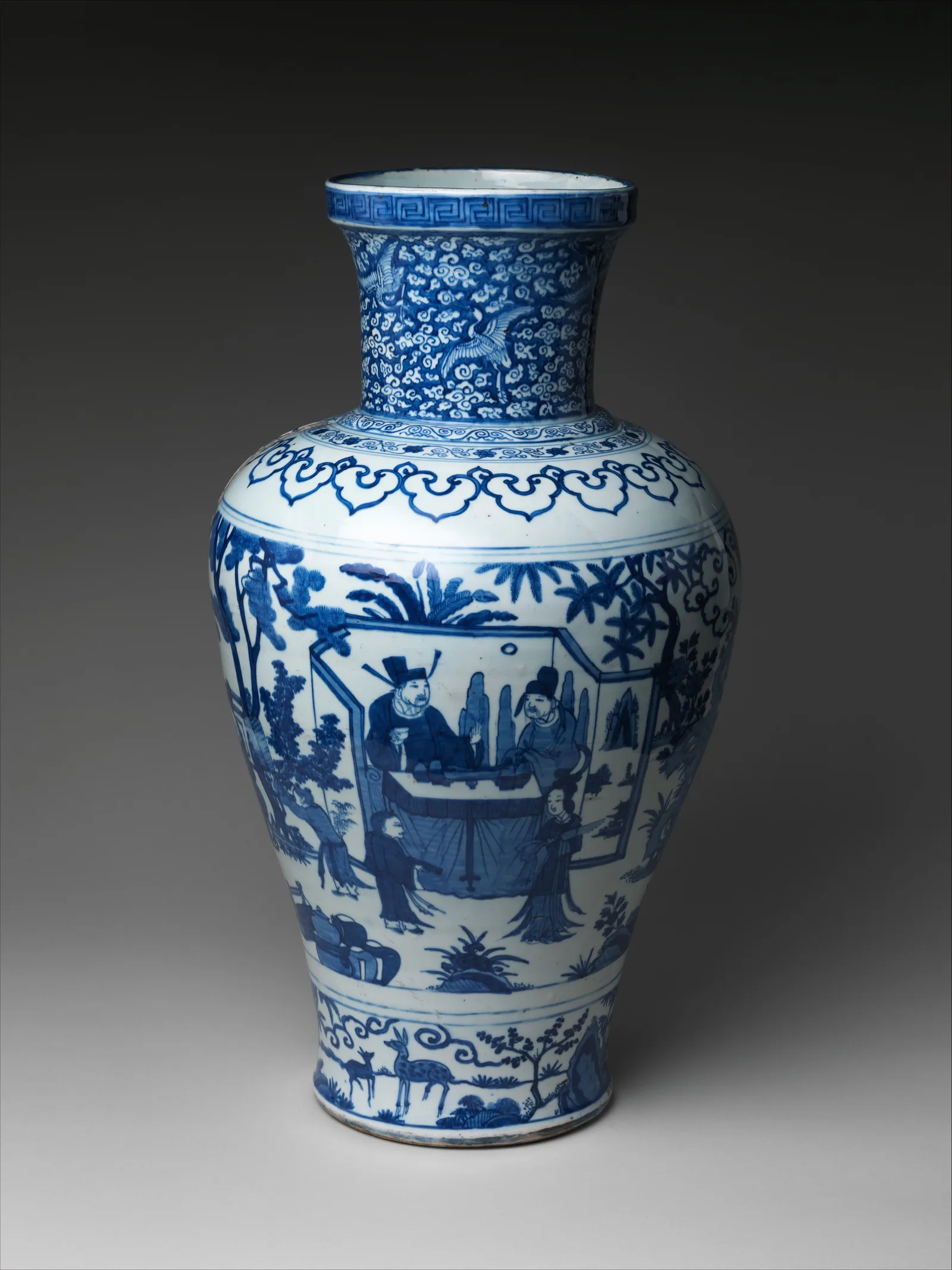 Ming blue-and-white porcelain, a high-temperature ceramic technology developed and scaled in China