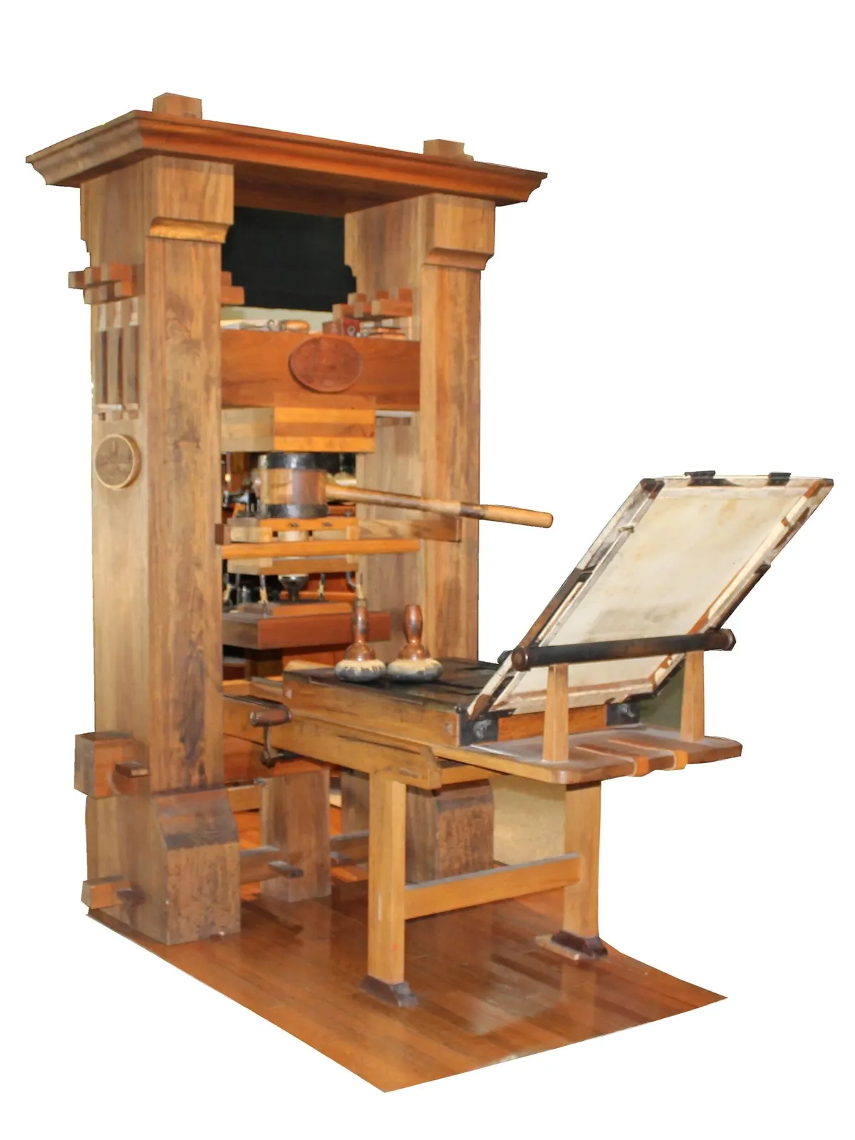 Reconstruction of a Gutenberg-era press