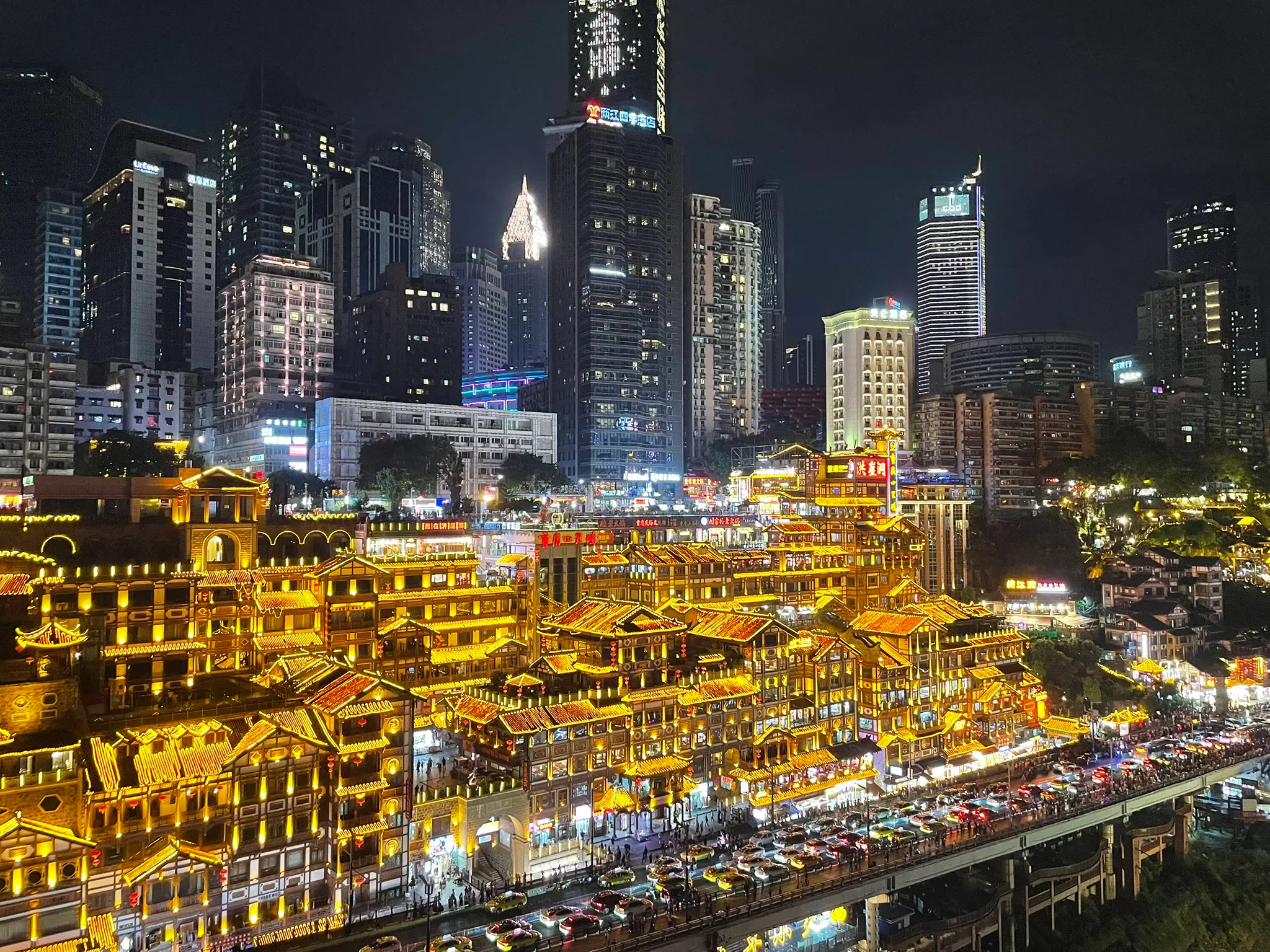 Atrakcje Miasta 8D podczas prywatnej wycieczki po Chongqing.