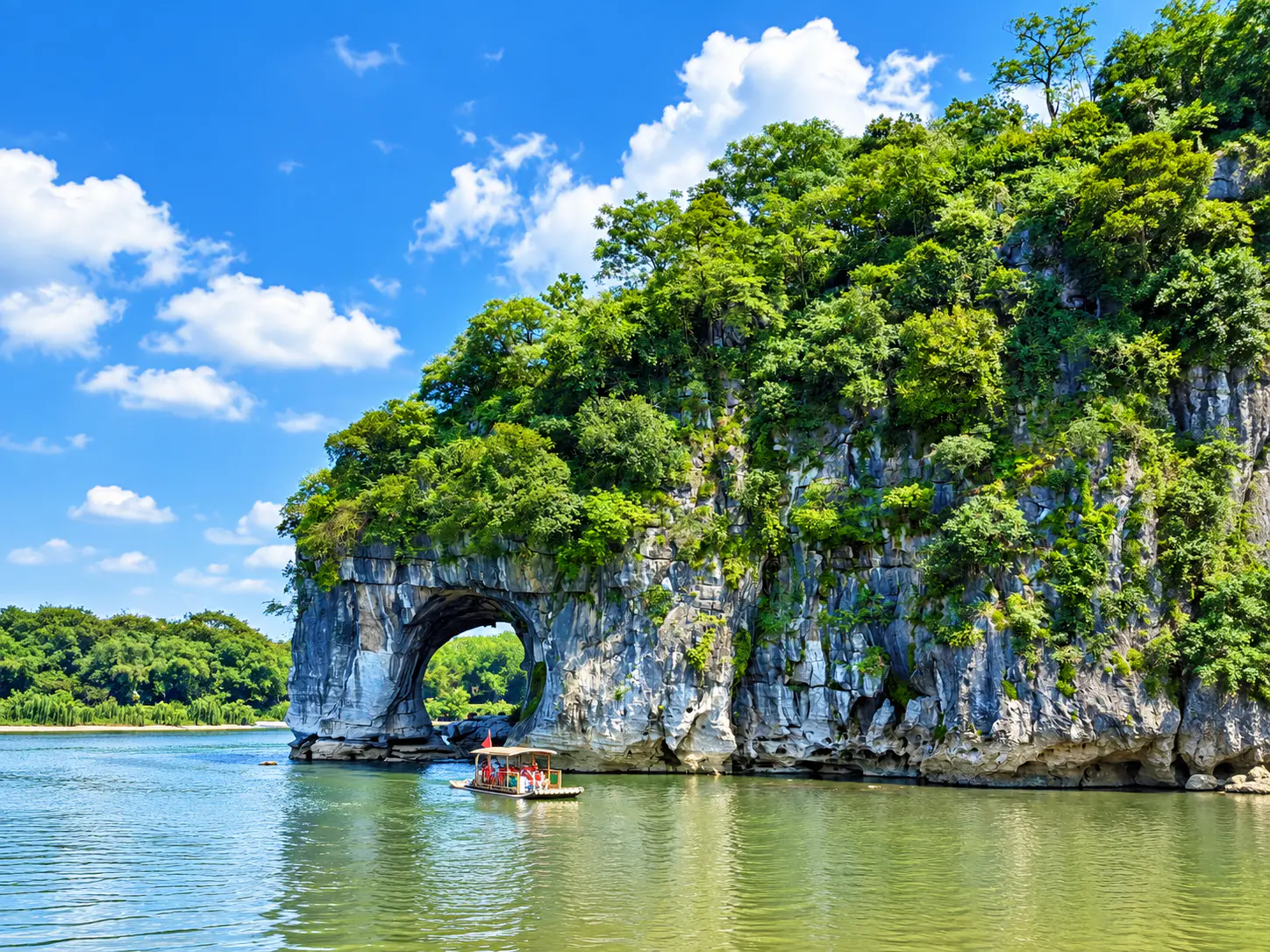 Elephant Trunk Hill in Guilin city