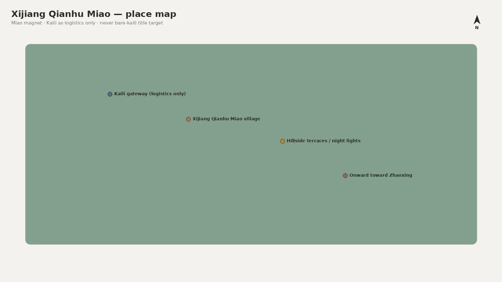 Xijiang place map