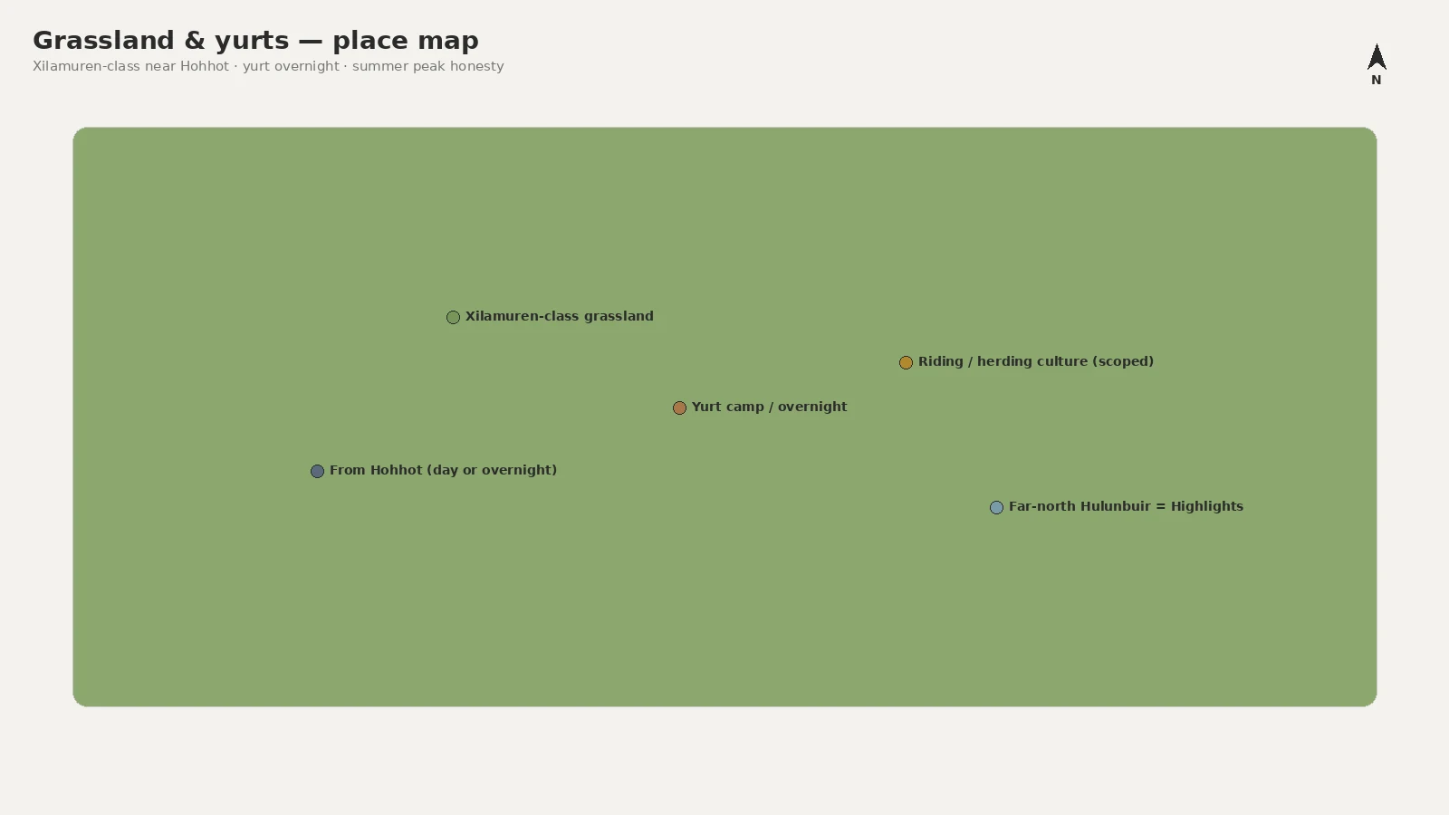 Grassland place map