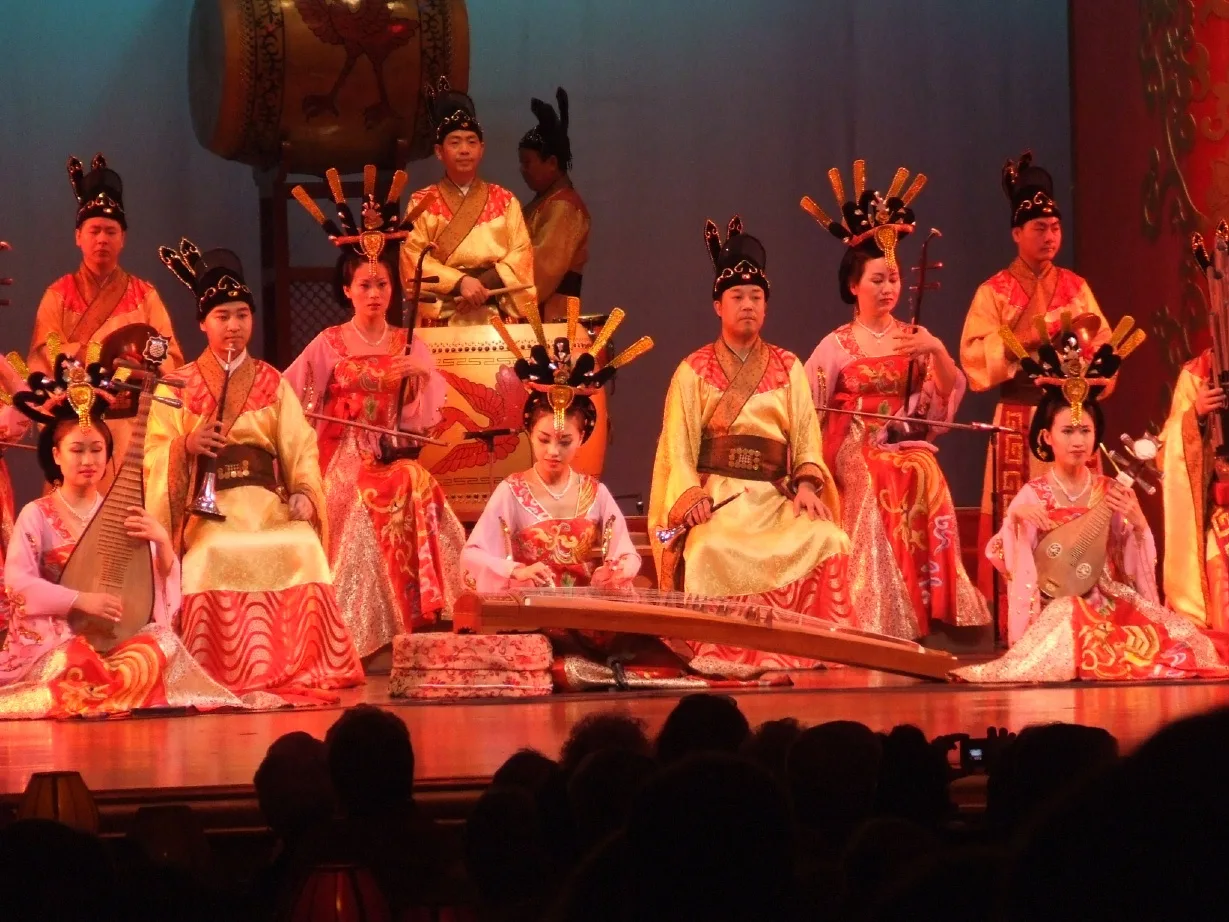 Traditional musical performance in Xi’an