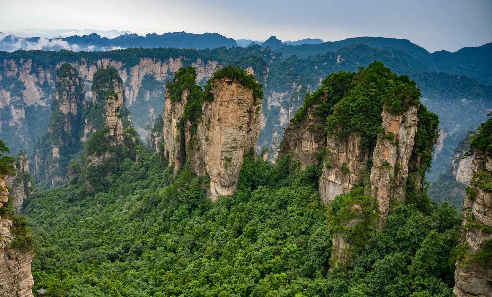 Zhangjiajie landscape — destination context