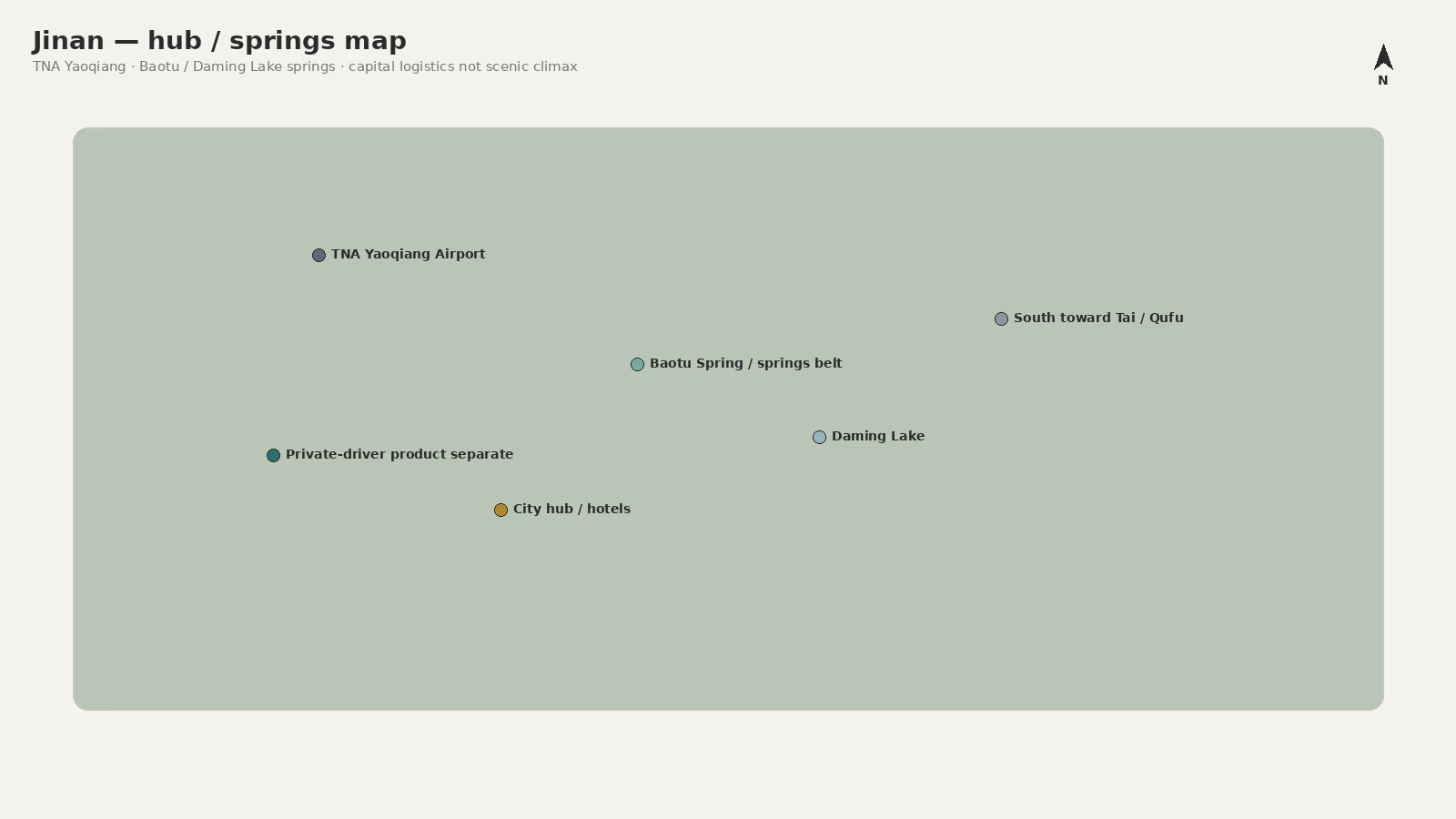 Jinan hub map