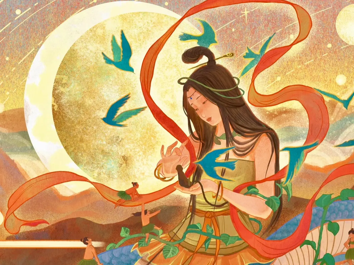 Fuxi and Nüwa painting