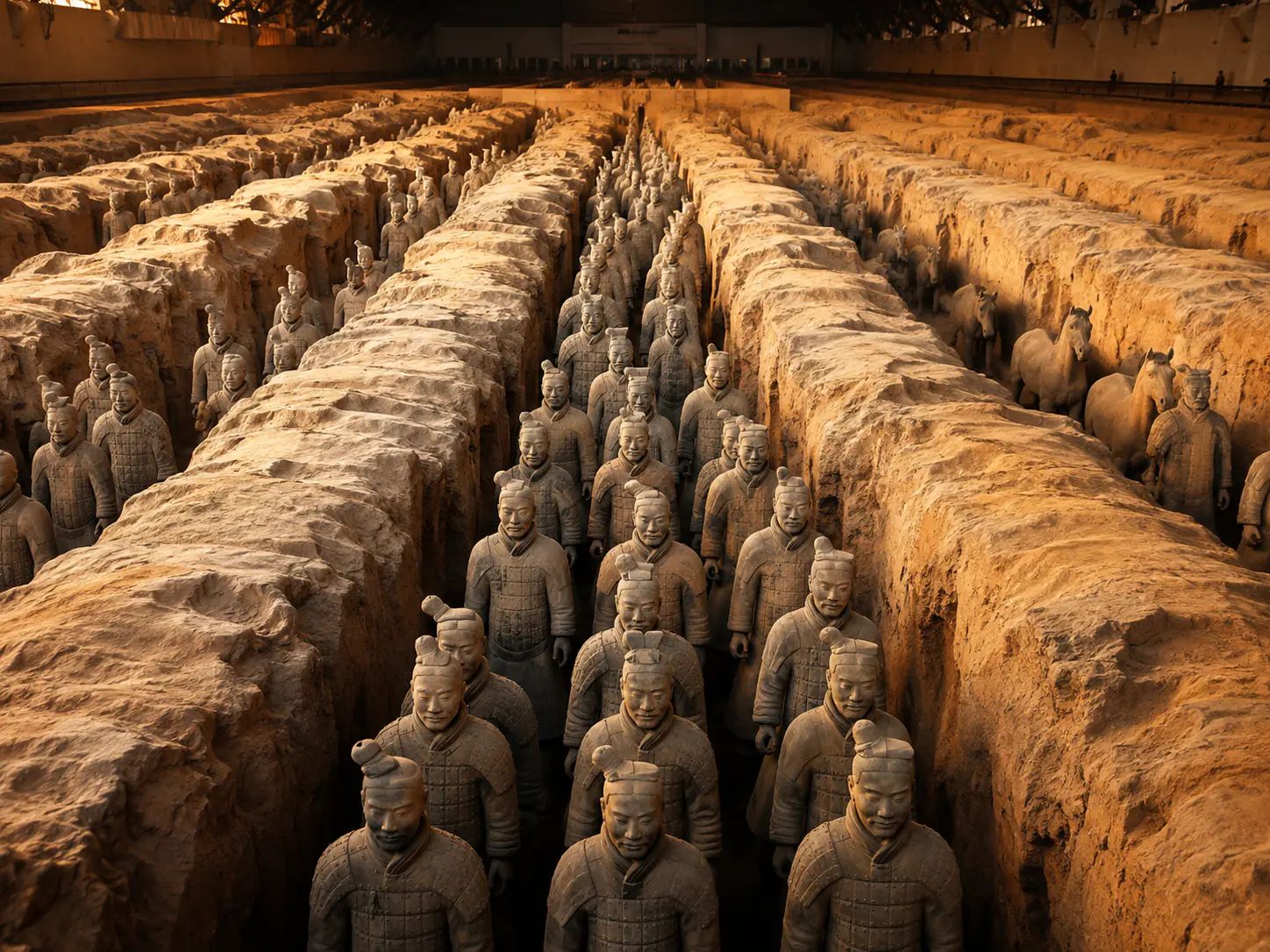 Terracotta Warriors excavation pits in Xi'an